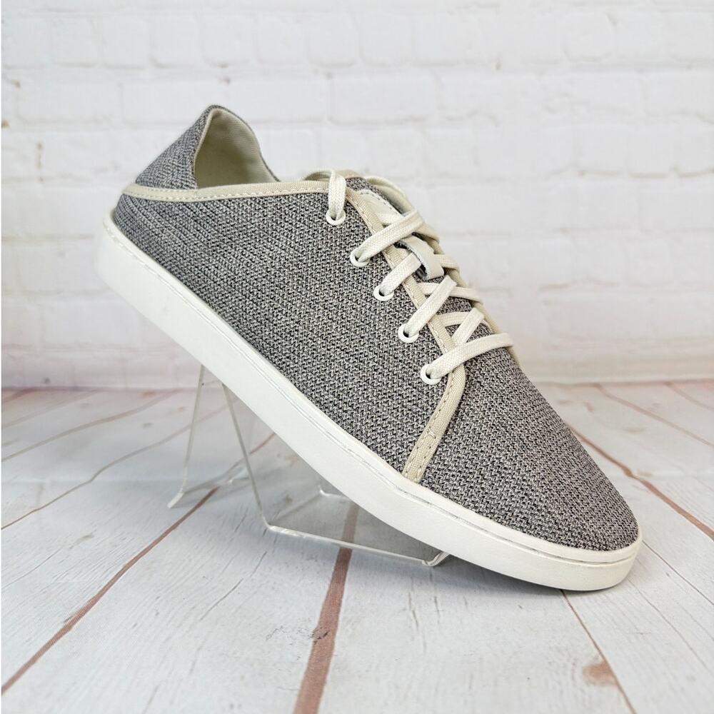 Olukai Pehuea Lī Women’s Lightweight Sneakers Tapa/White Sand Size 9.5